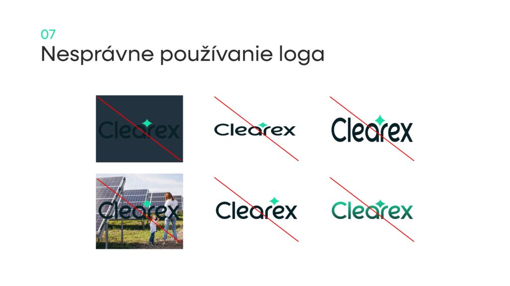 Clearex | vizuálna identita Clearex | vizuálna identita